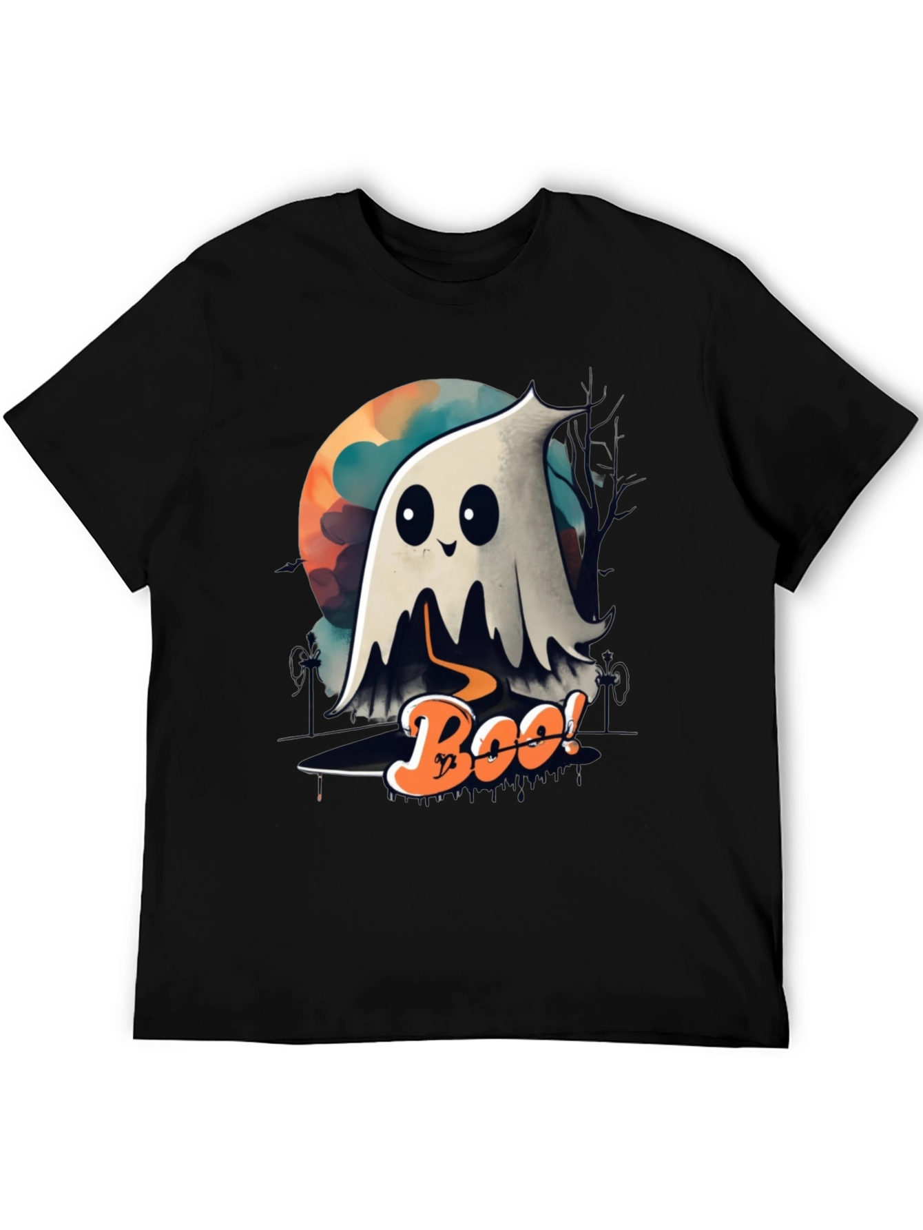 Spooky Boo Ghost Halloween T-Shirt
