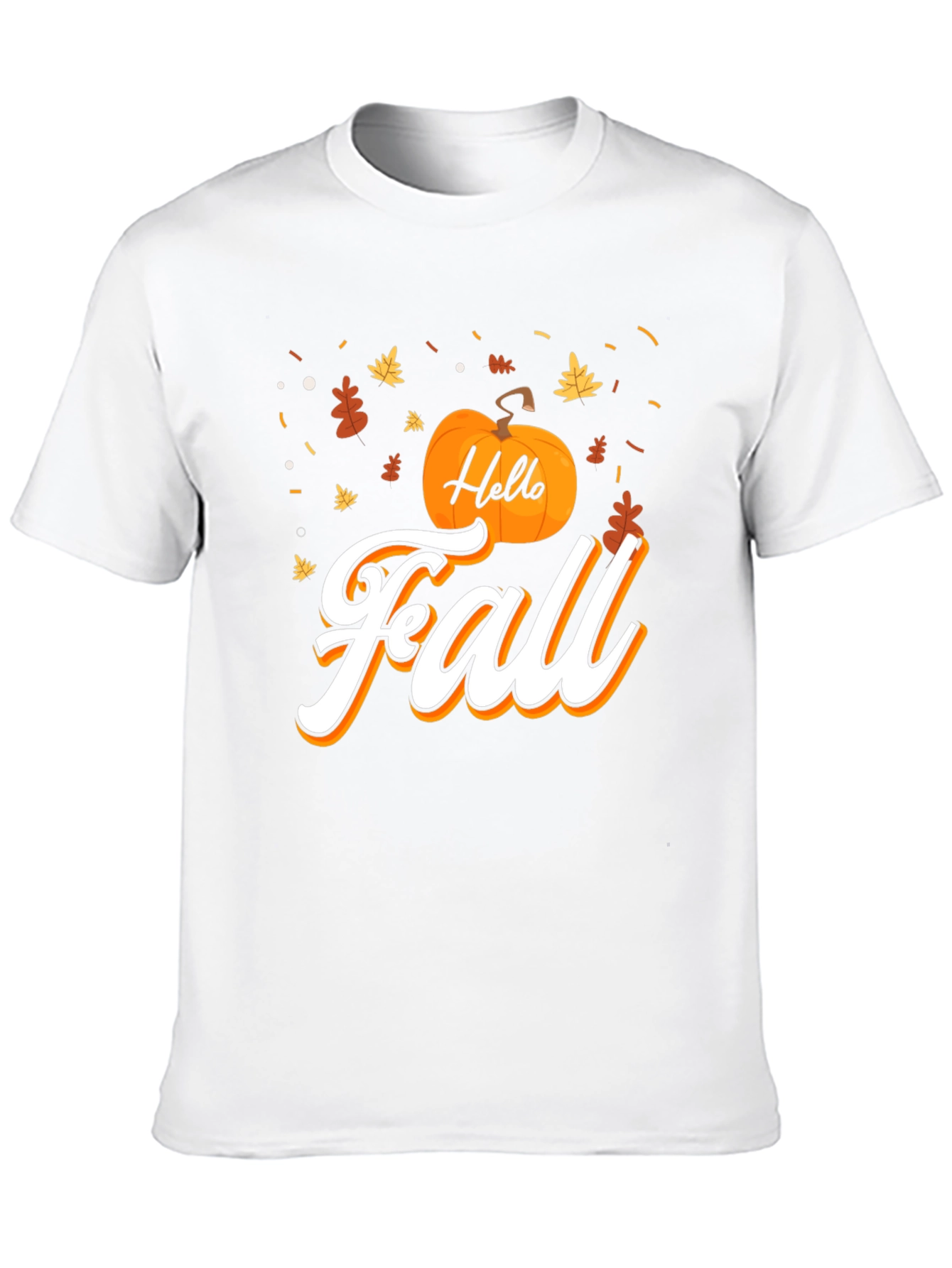 Hello Fall Graphic Tee - Black