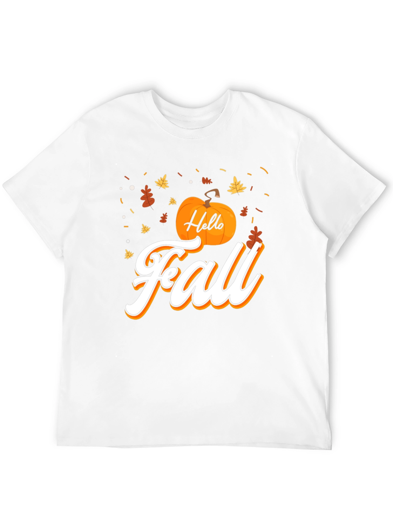 Hello Fall Graphic Tee - Black