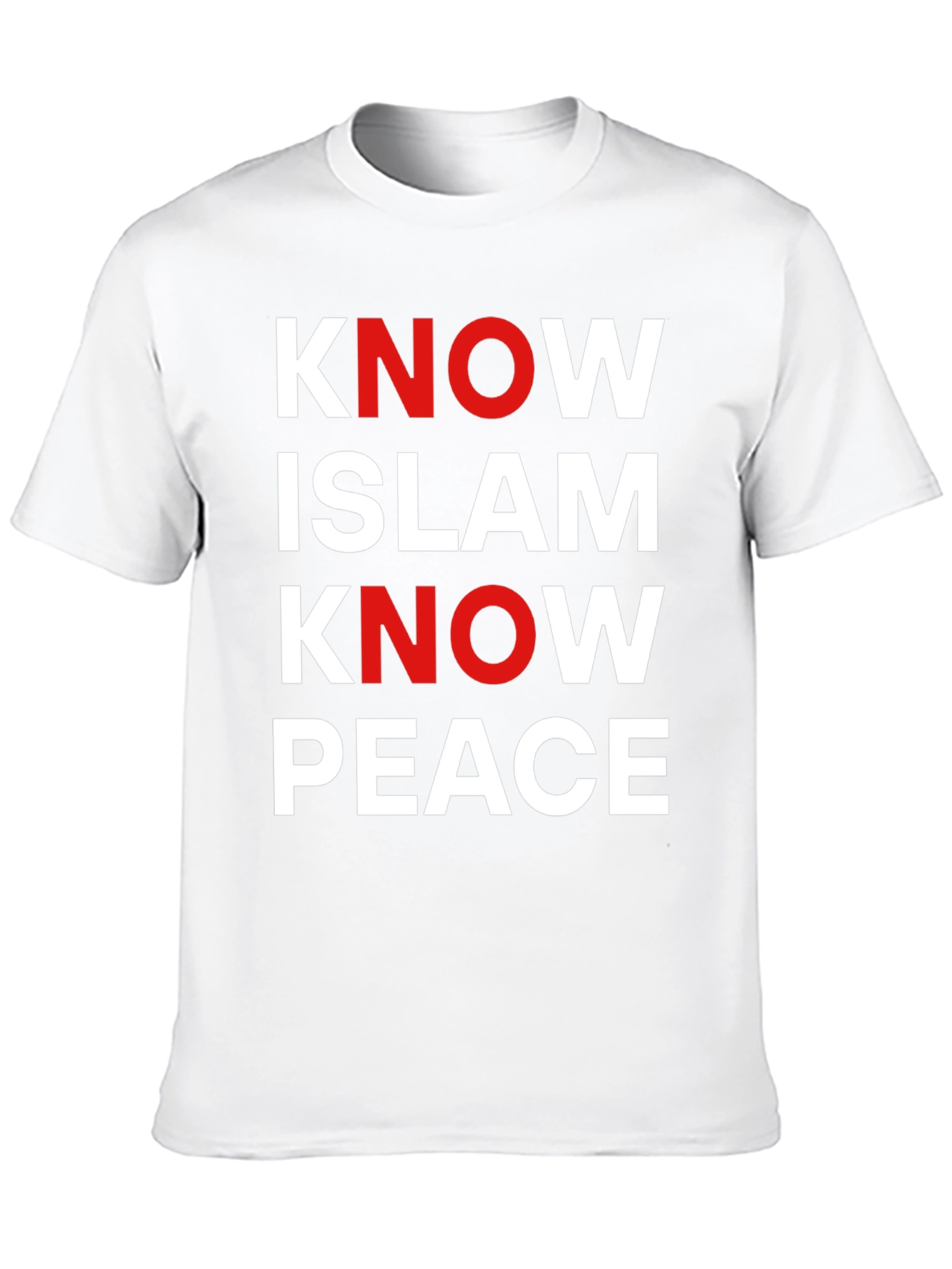Know Islam Know Peace Graphic Tee - Black
