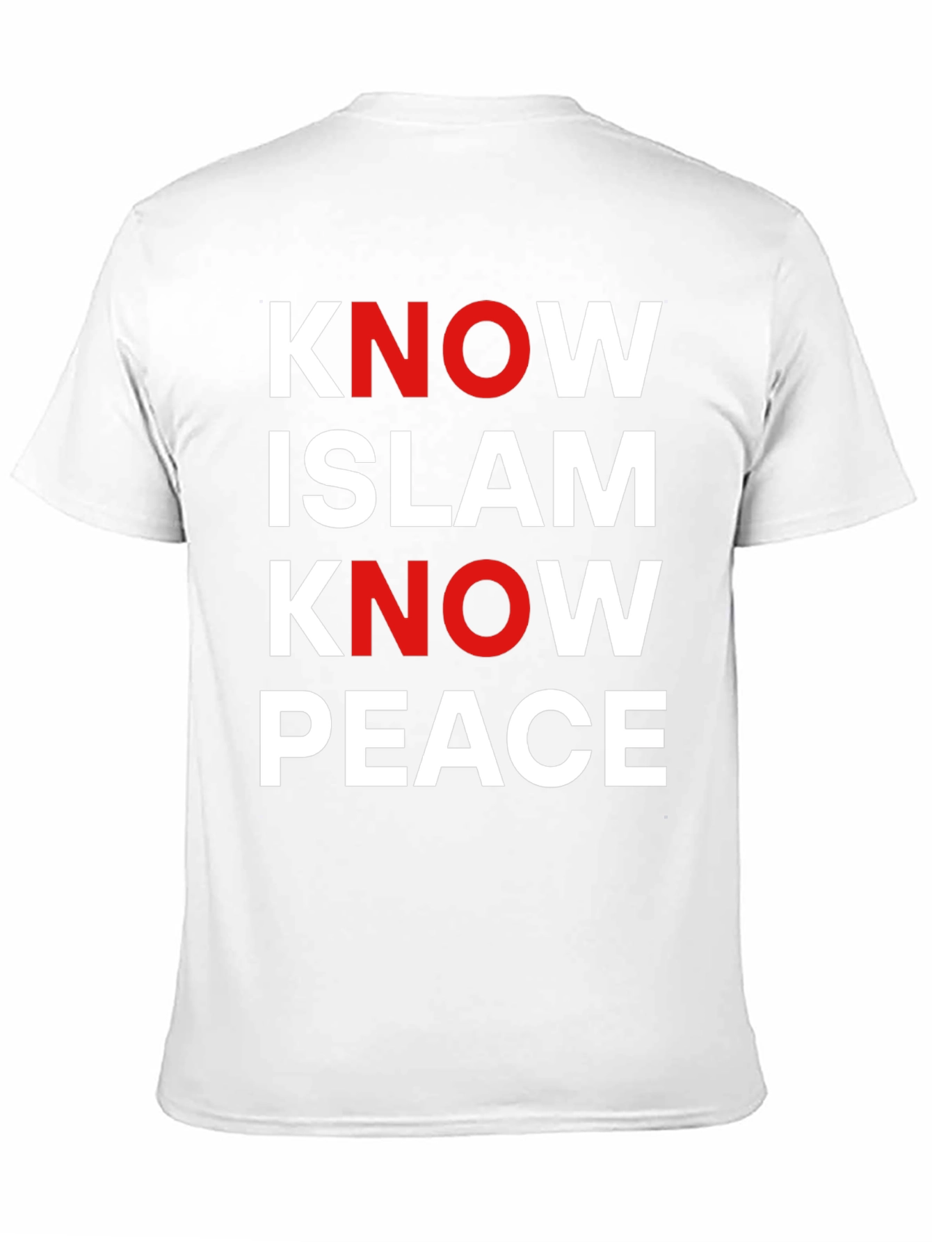 Know Islam Know Peace Graphic Tee - Black