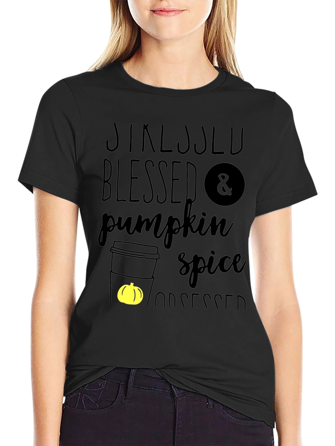 Blessed Pumpkin Spice Obsessed Graphic Tee
