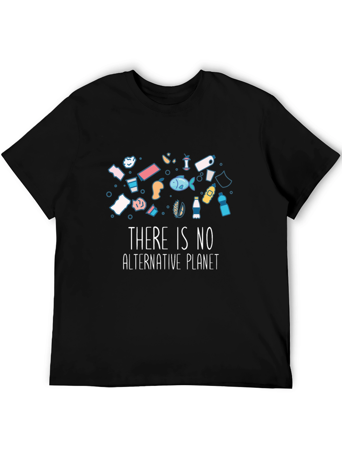 Eco-Friendly There Is No Alternative Planet Graphic Tee