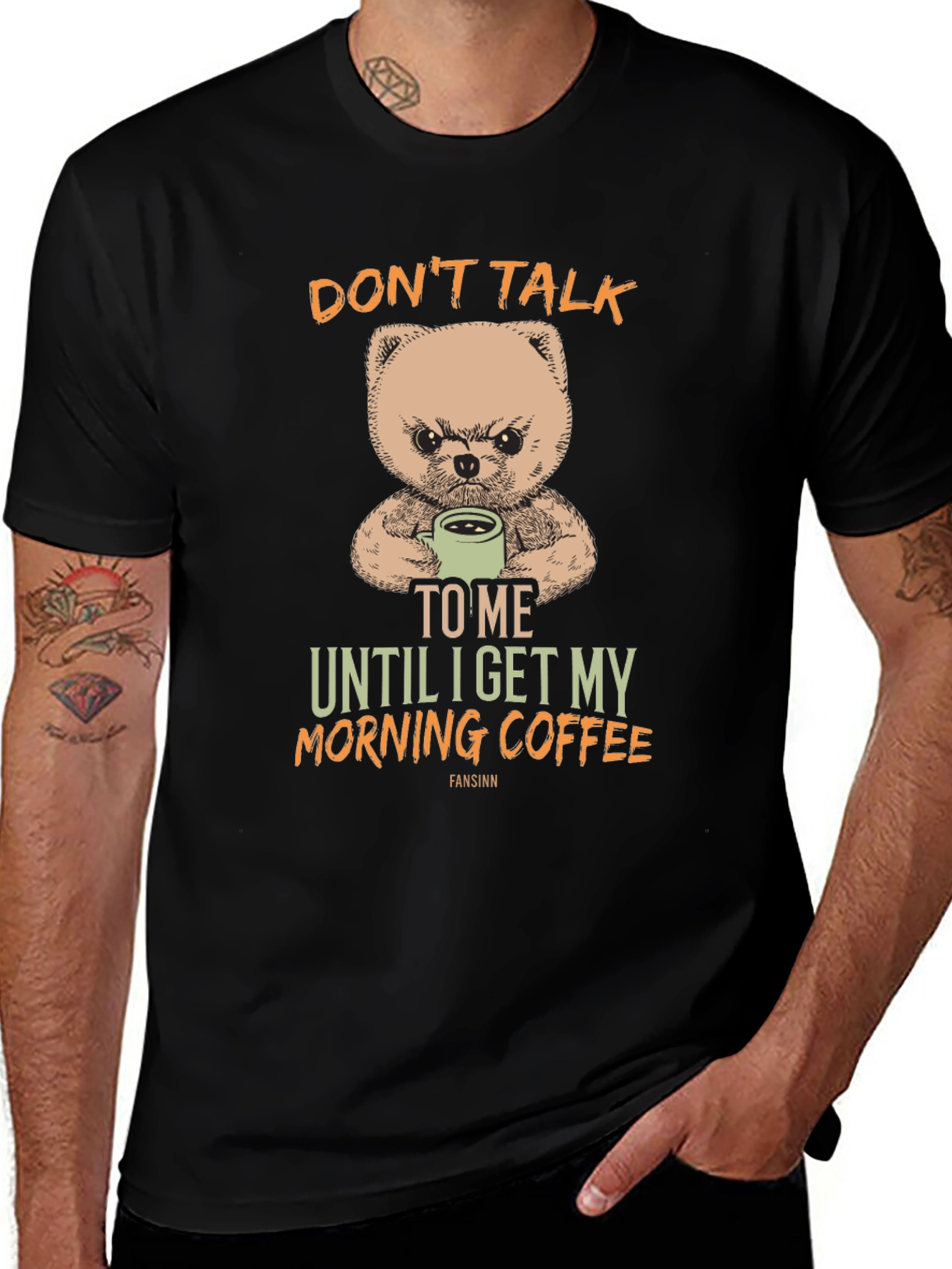 Dont Talk to Me Coffee Graphic Tee