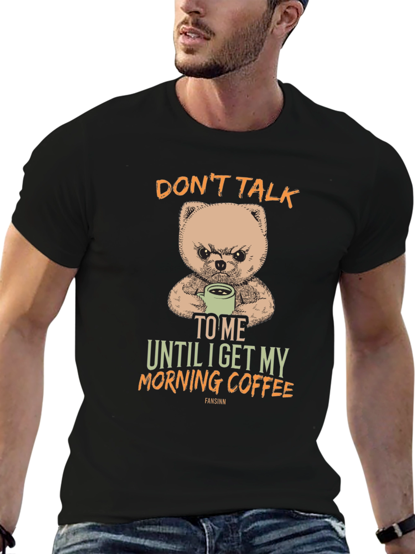 Dont Talk to Me Coffee Graphic Tee