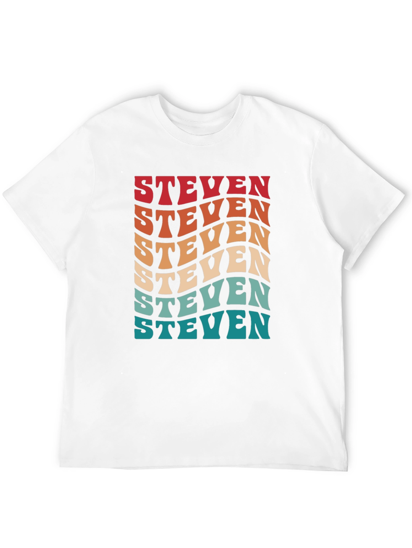 Retro Steven T-Shirt - Personalized Name Tee