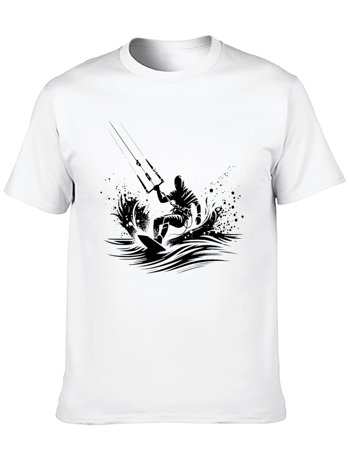 Black Kite Surfing Graphic Tee