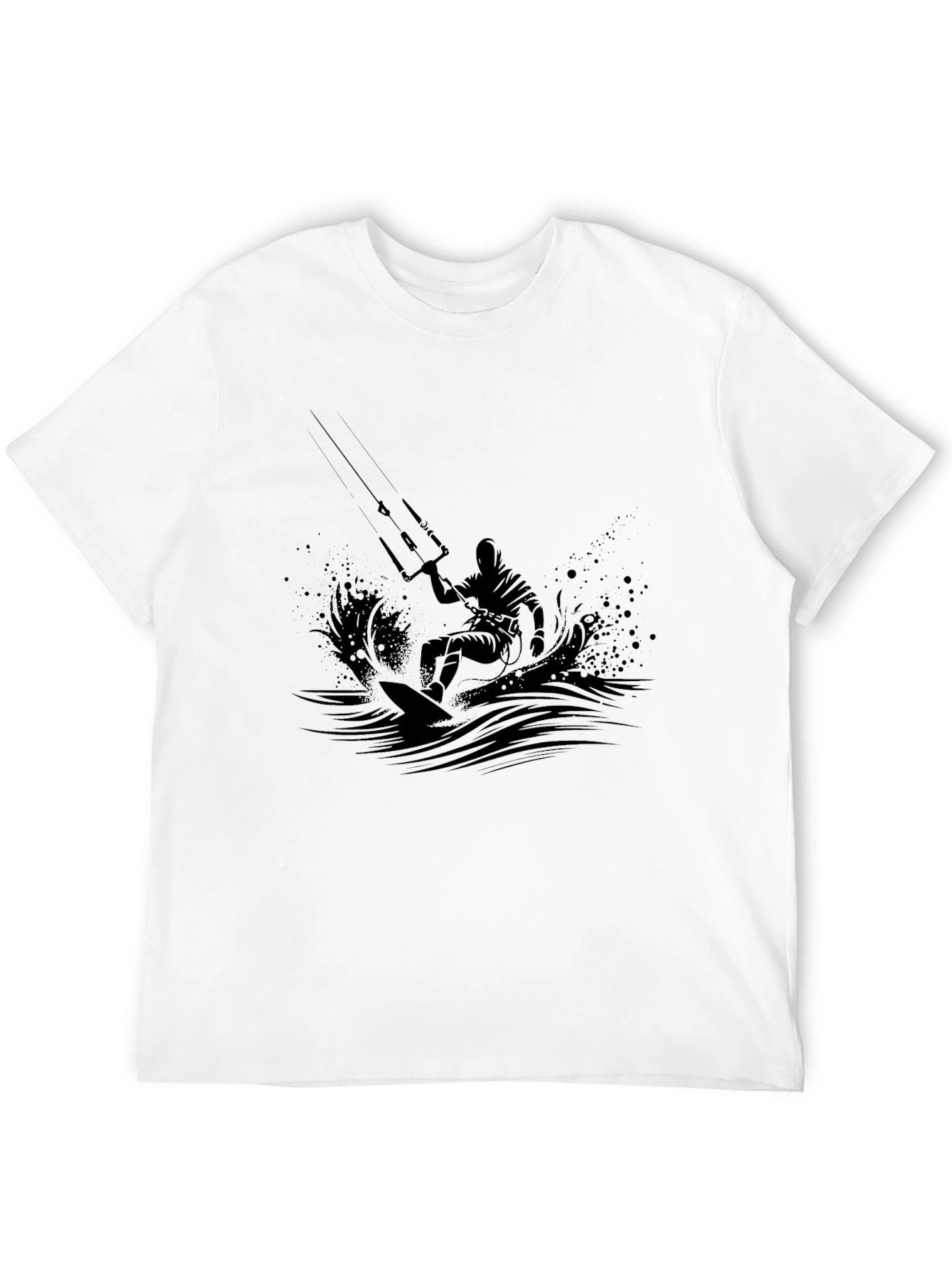 Black Kite Surfing Graphic Tee