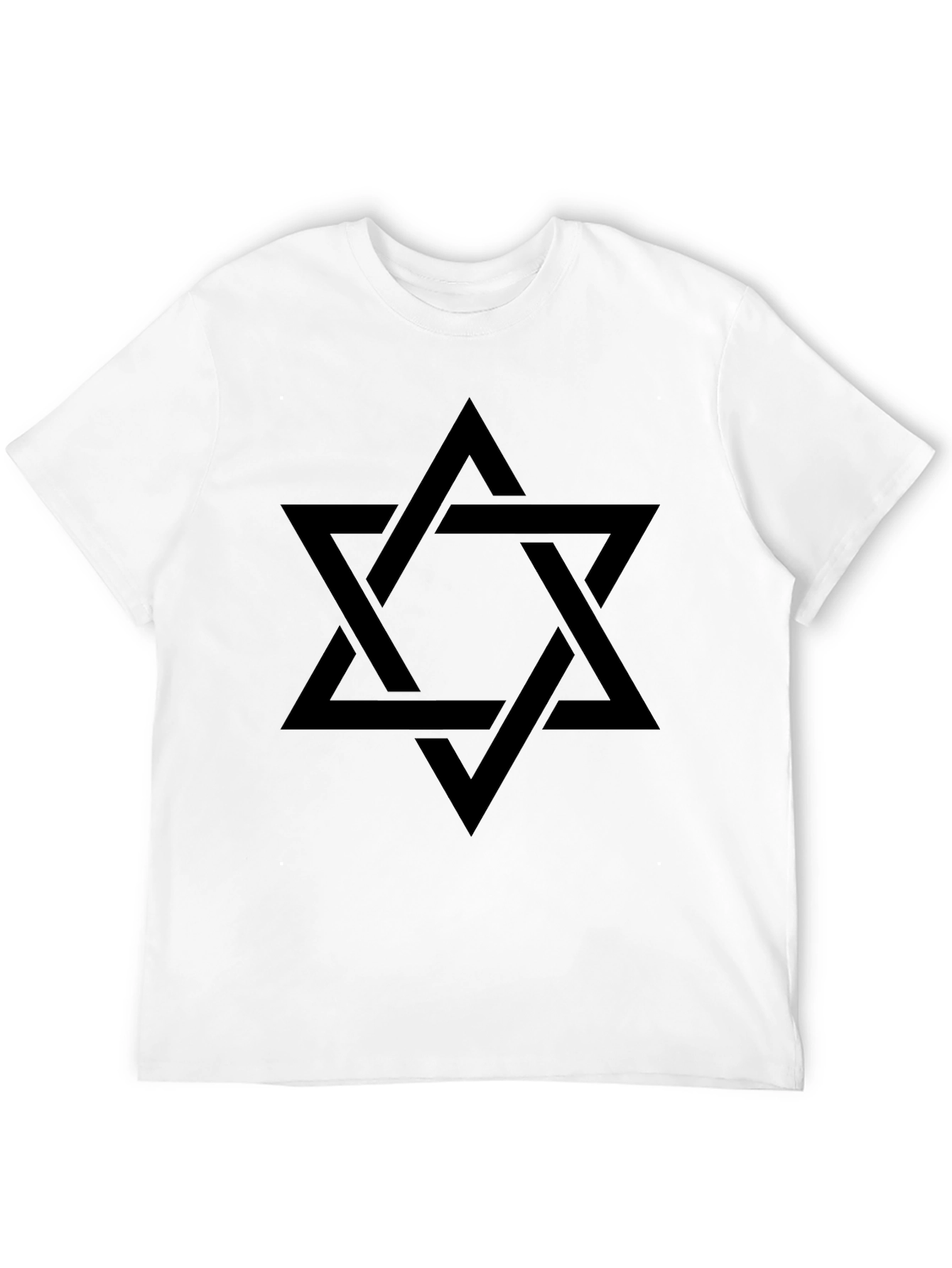 Star of David Graphic Black T-Shirt