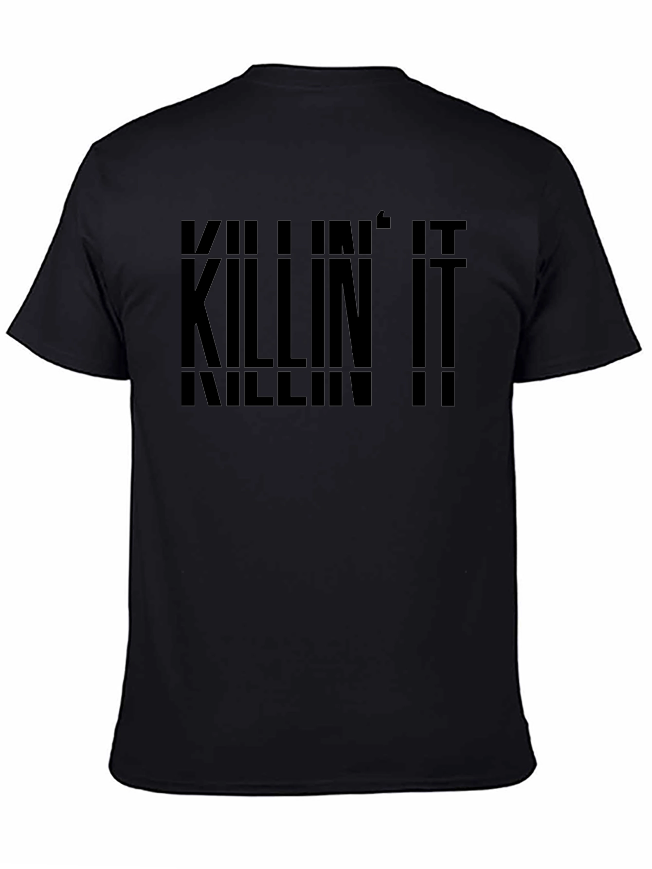 Killin It Black Graphic Tee