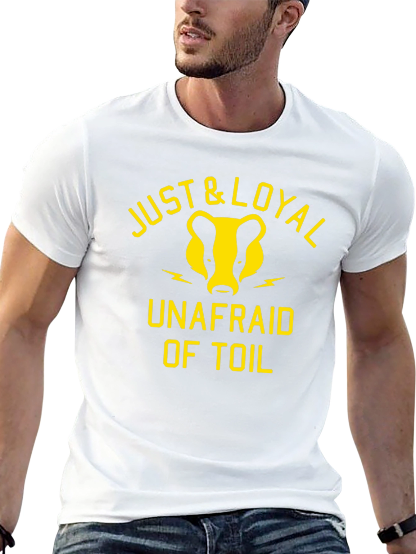 Hufflepuff Badger T-Shirt - Just & Loyal