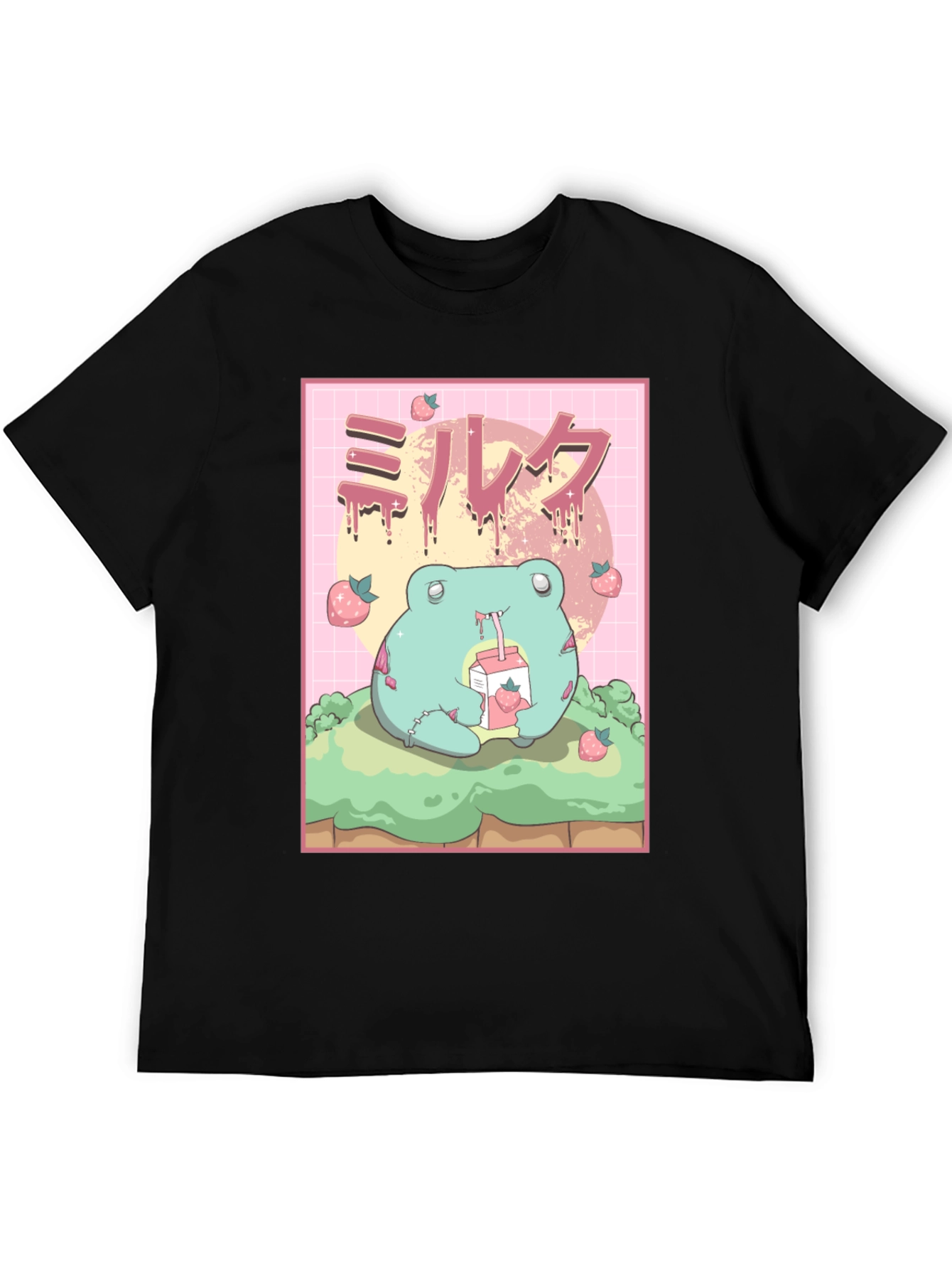 Kawaii Frog Milk Tee - Unisex Graphic T-Shirt