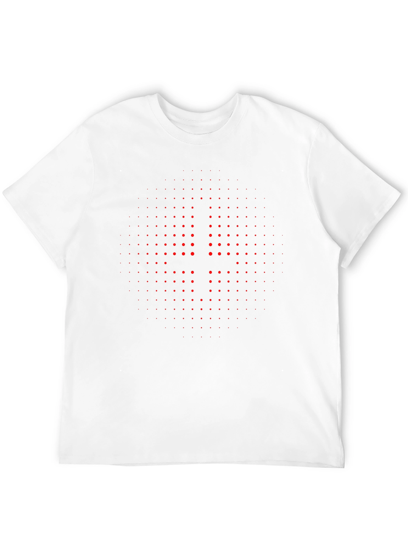 Geometric Dot Pattern Tee - Modern Style