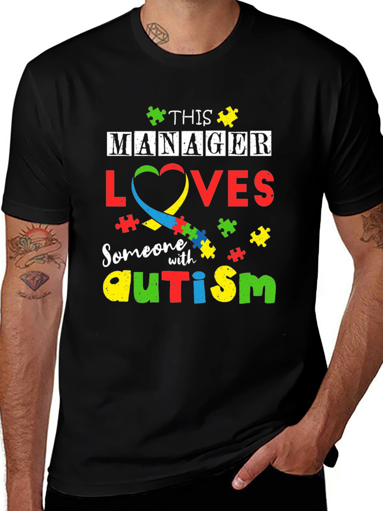 Autism Awareness Manager T-Shirt