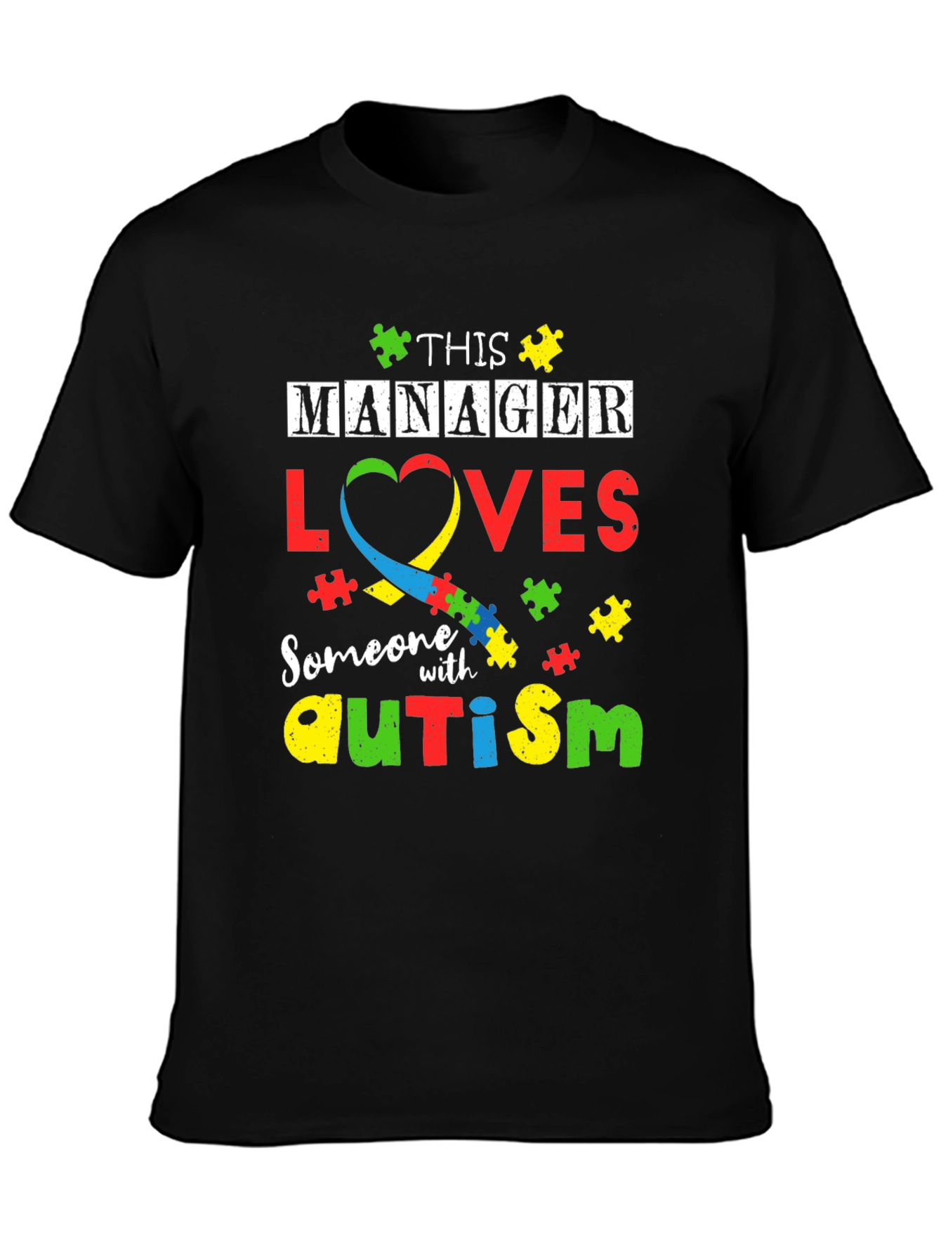 Autism Awareness Manager T-Shirt
