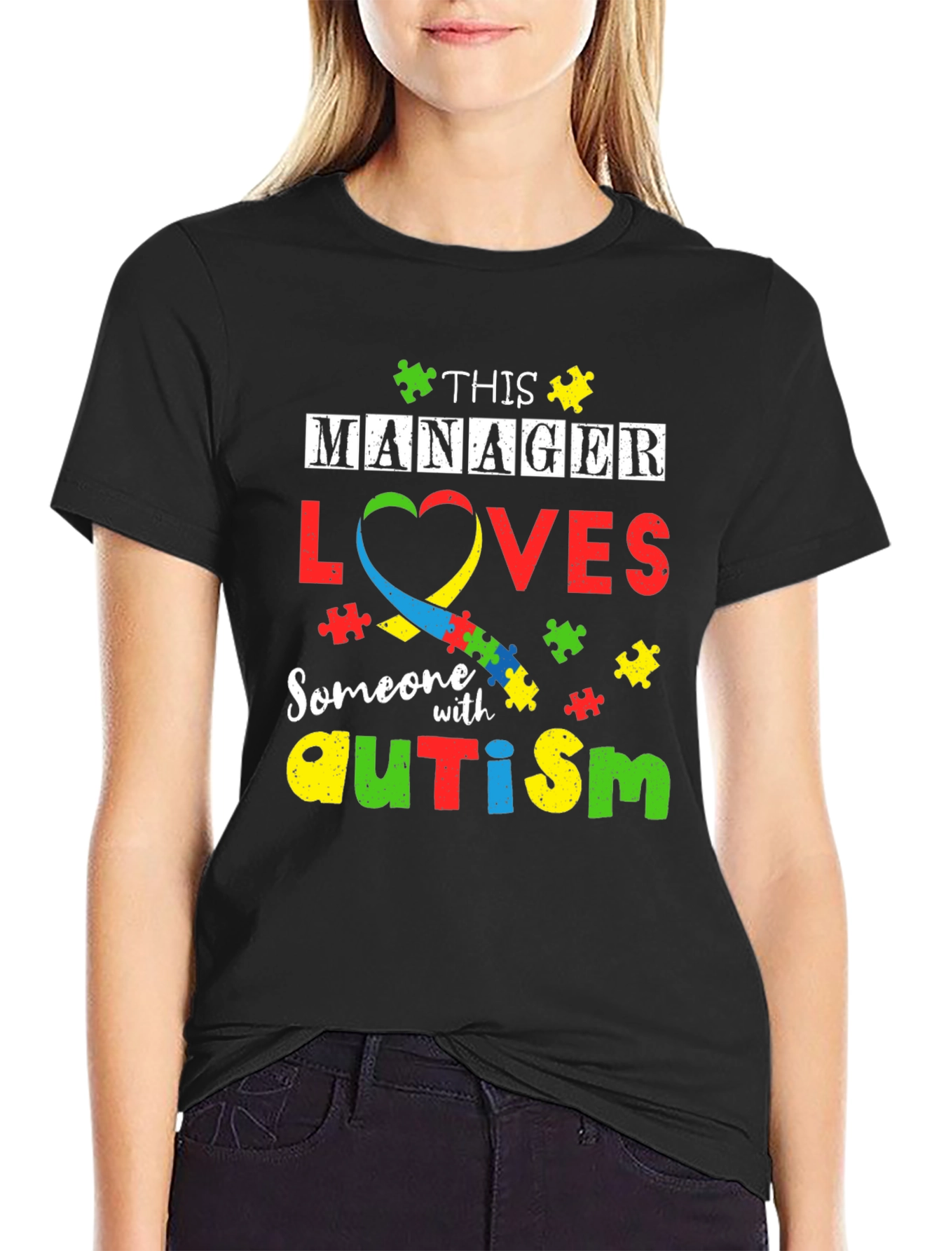 Autism Awareness Manager T-Shirt