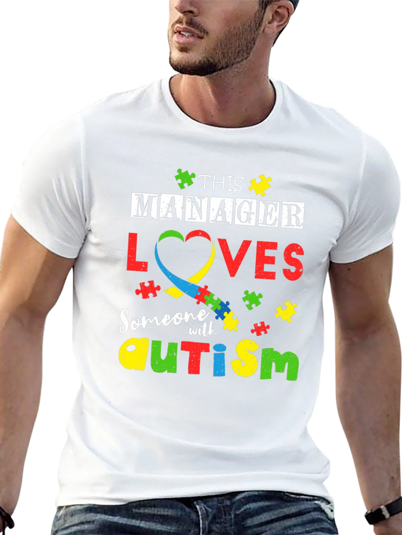 Autism Awareness Manager T-Shirt