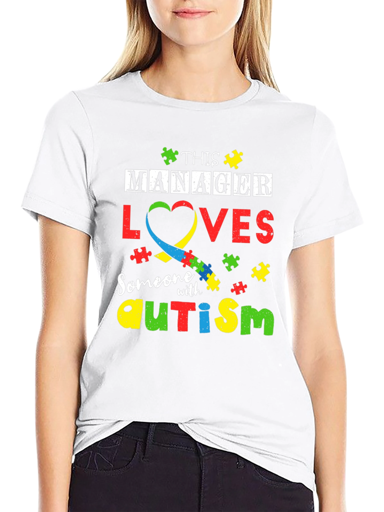 Autism Awareness Manager T-Shirt