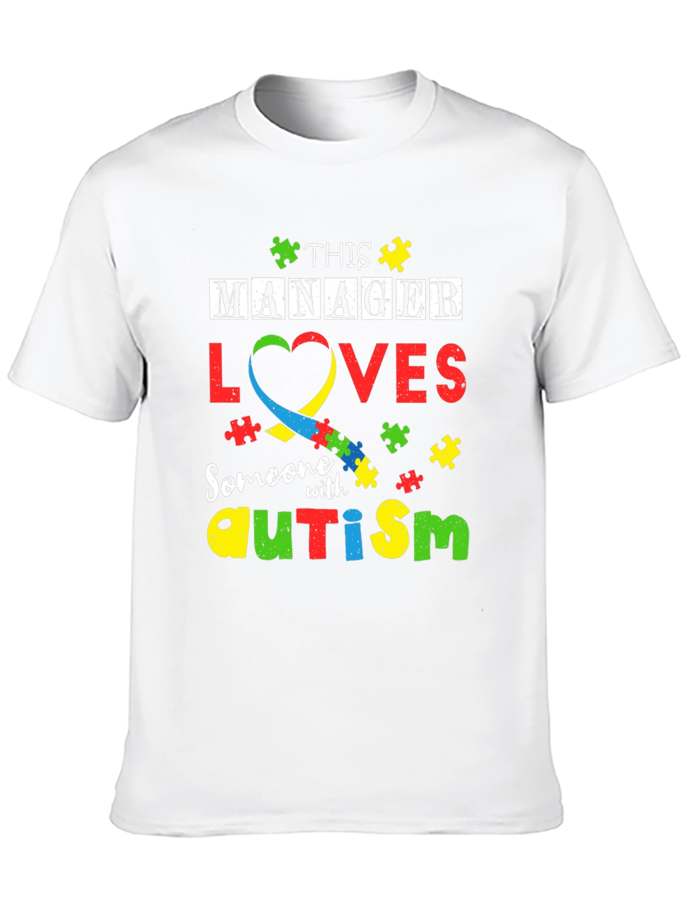 Autism Awareness Manager T-Shirt