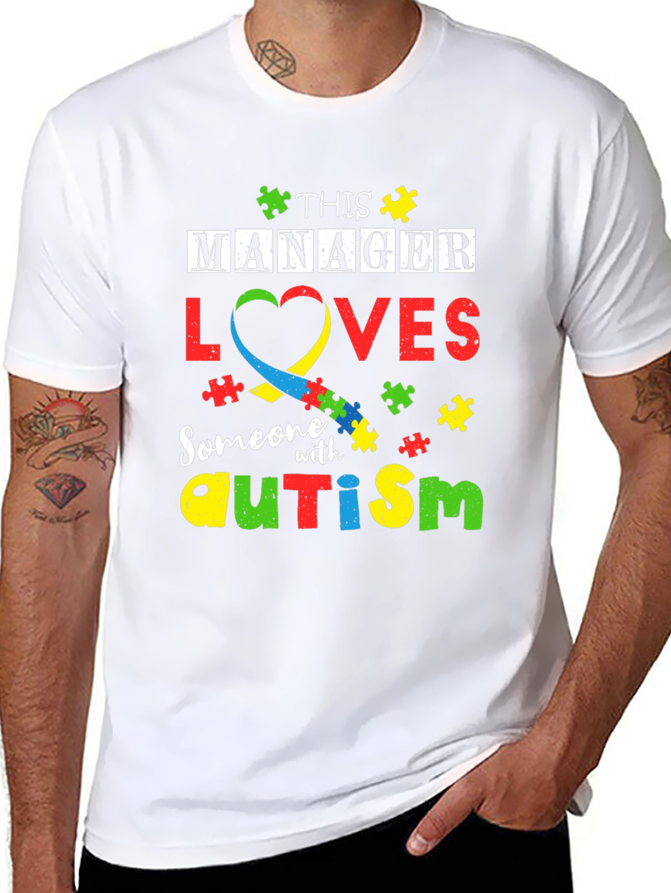 Autism Awareness Manager T-Shirt