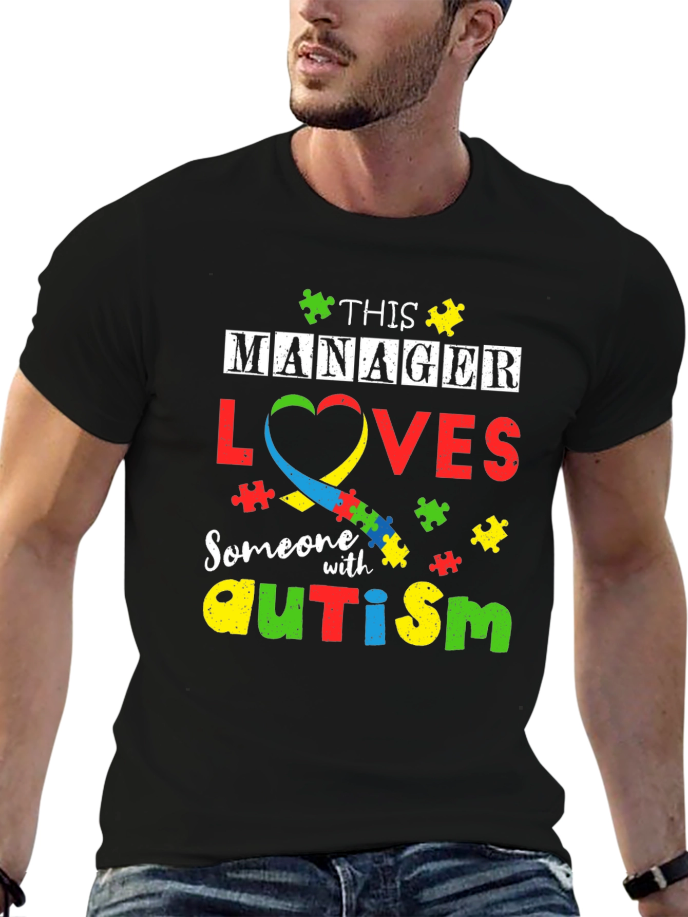 Autism Awareness Manager T-Shirt