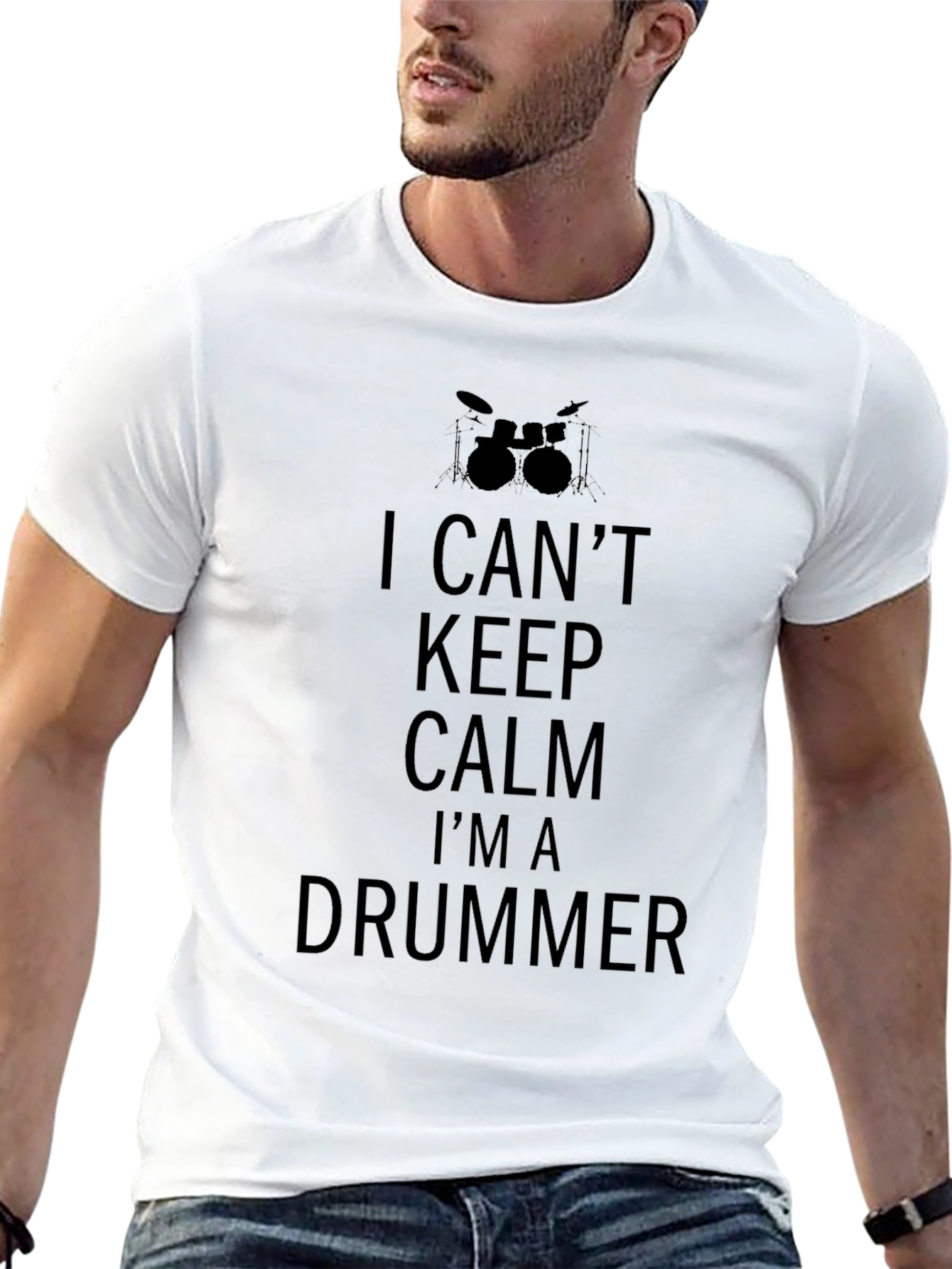 I Cant Keep Calm Im A Drummer Tee