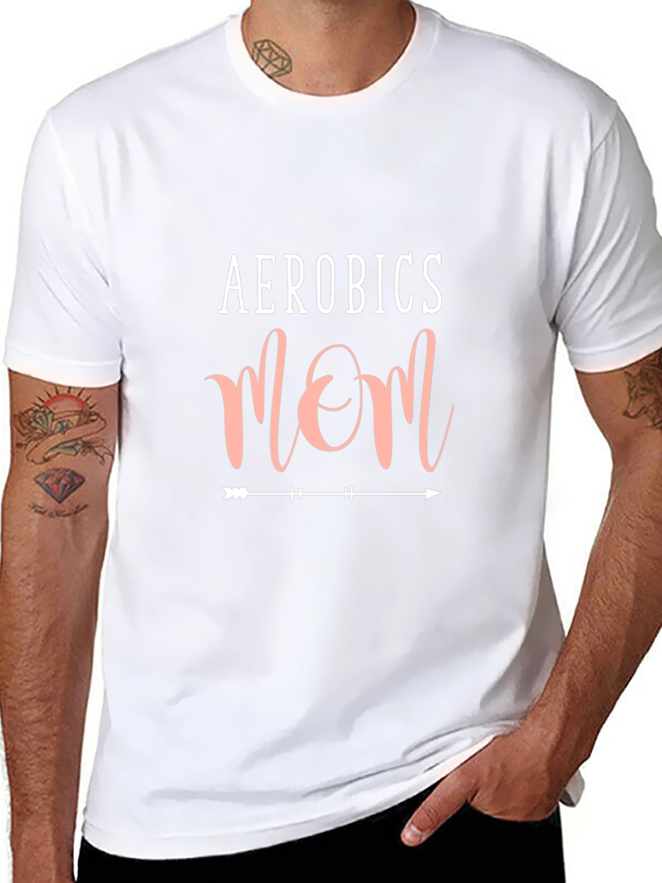 Aerobics Mom Graphic T-Shirt
