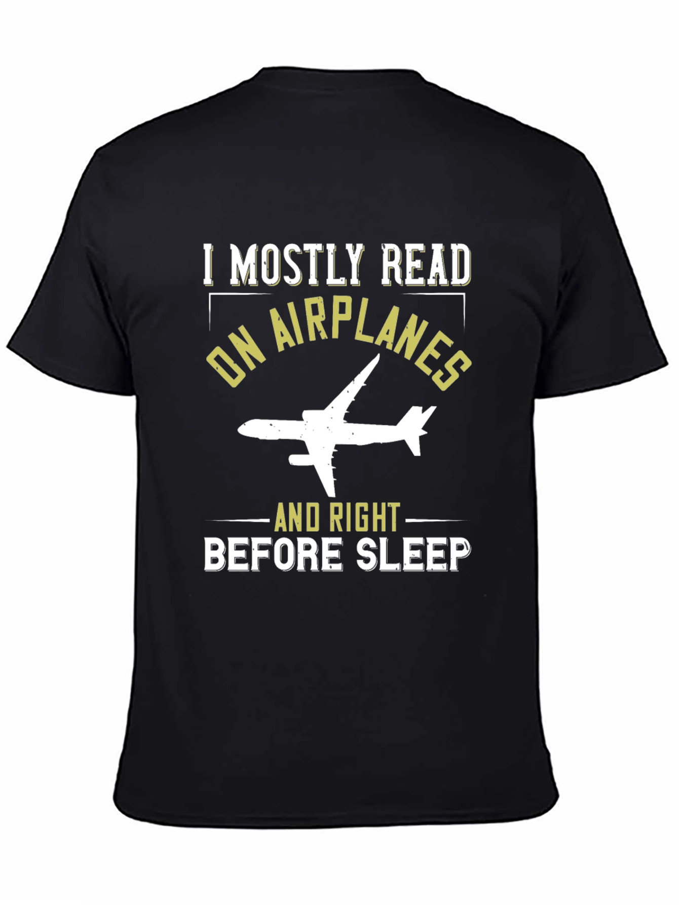 I Mostly Read On Airplanes Funny T-Shirt