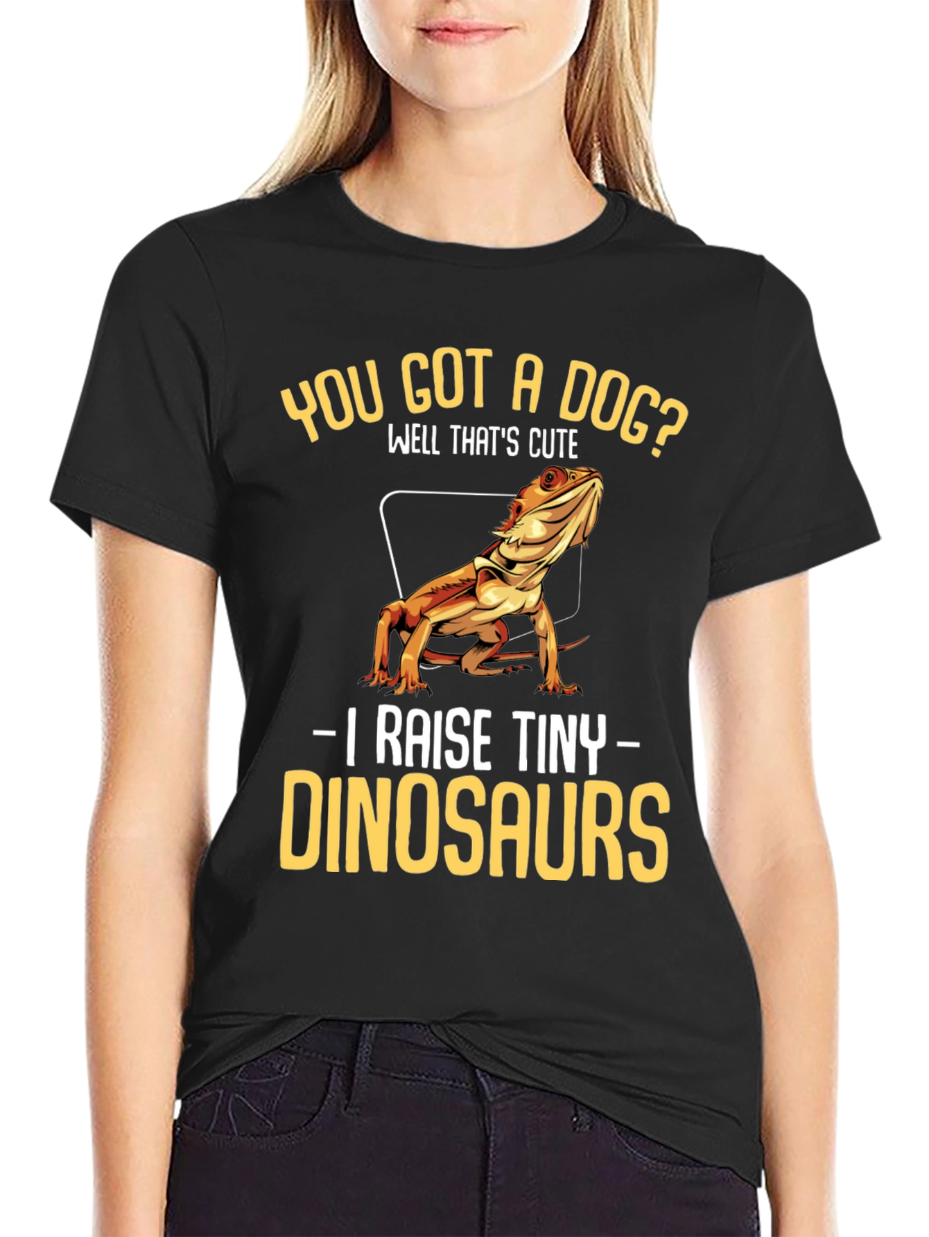 Funny Bearded Dragon T-Shirt - Tiny Dinosaurs
