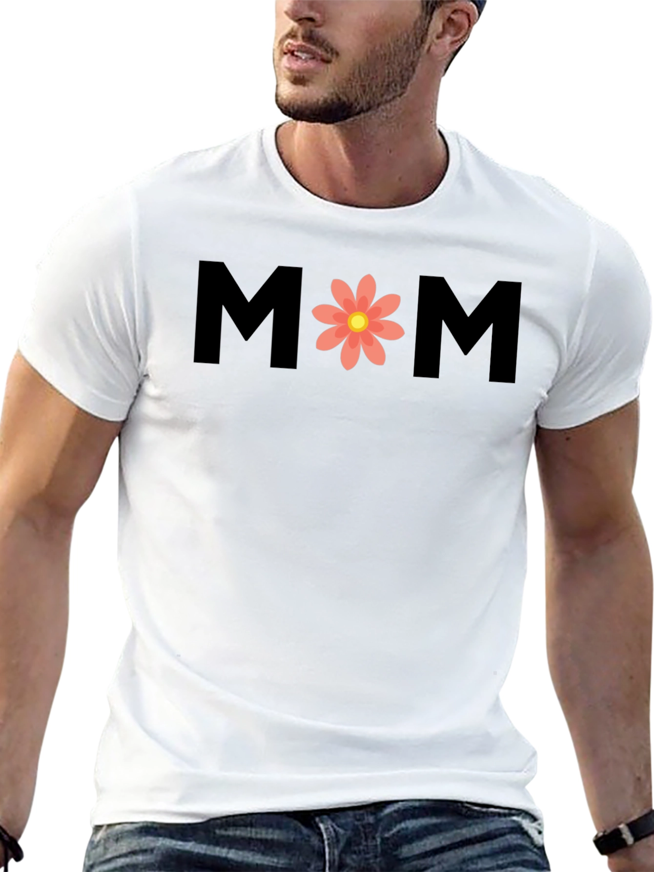 Mom Flower Graphic Tee - Perfect Mothers Day Gift