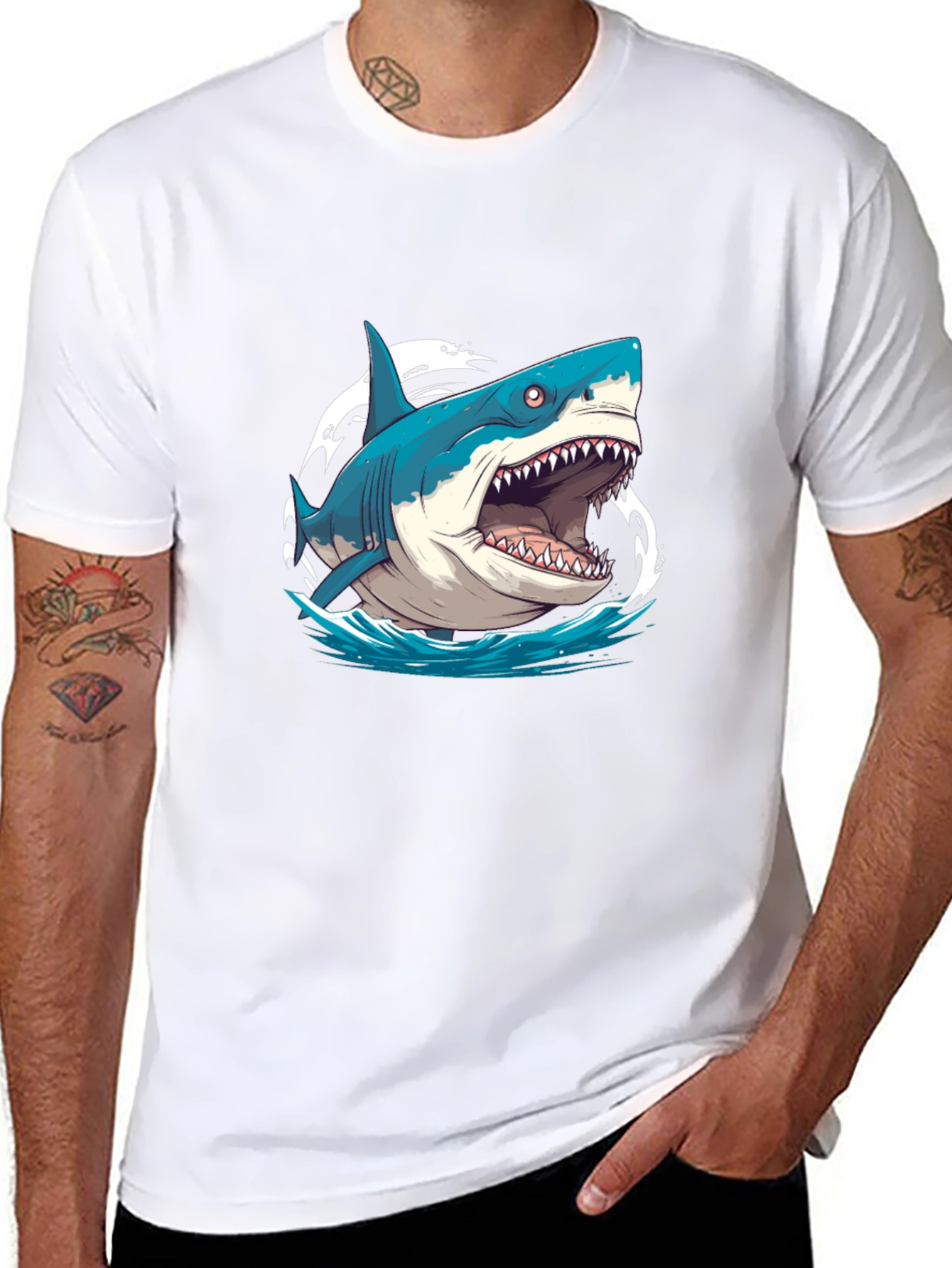 Shark Graphic Tee - Ocean Predator T-Shirt