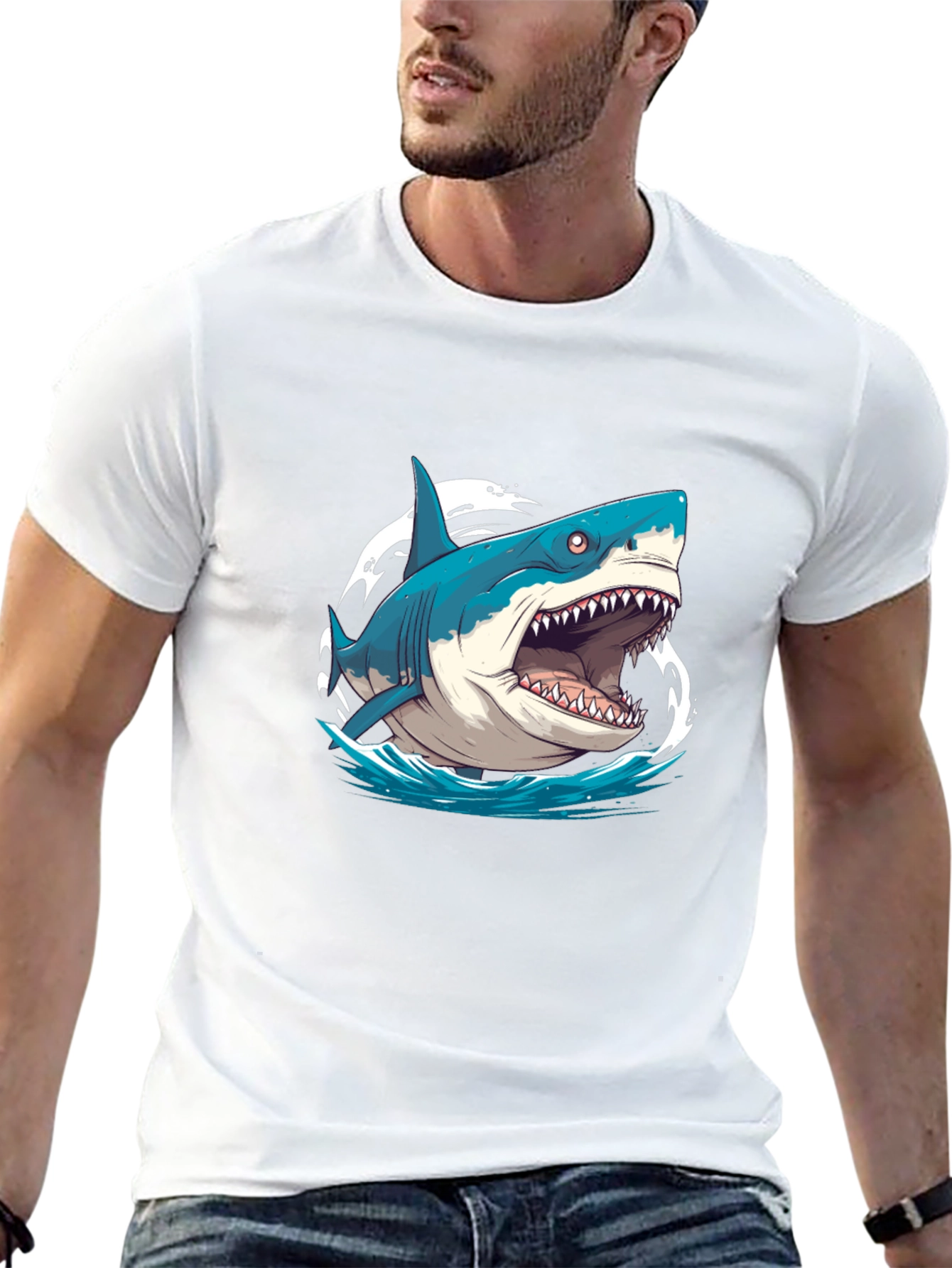 Shark Graphic Tee - Ocean Predator T-Shirt