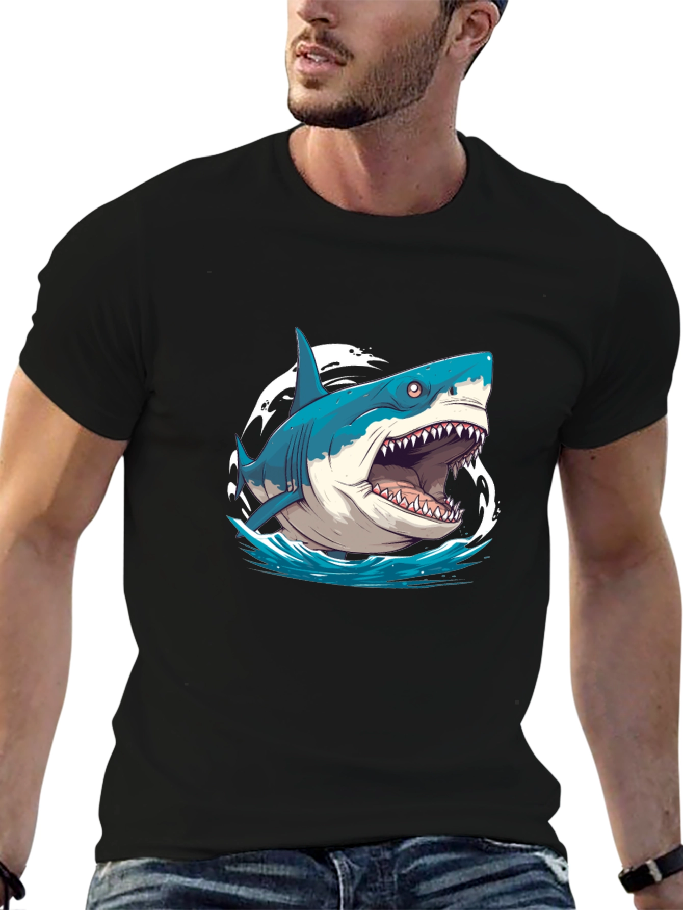 Shark Graphic Tee - Ocean Predator T-Shirt