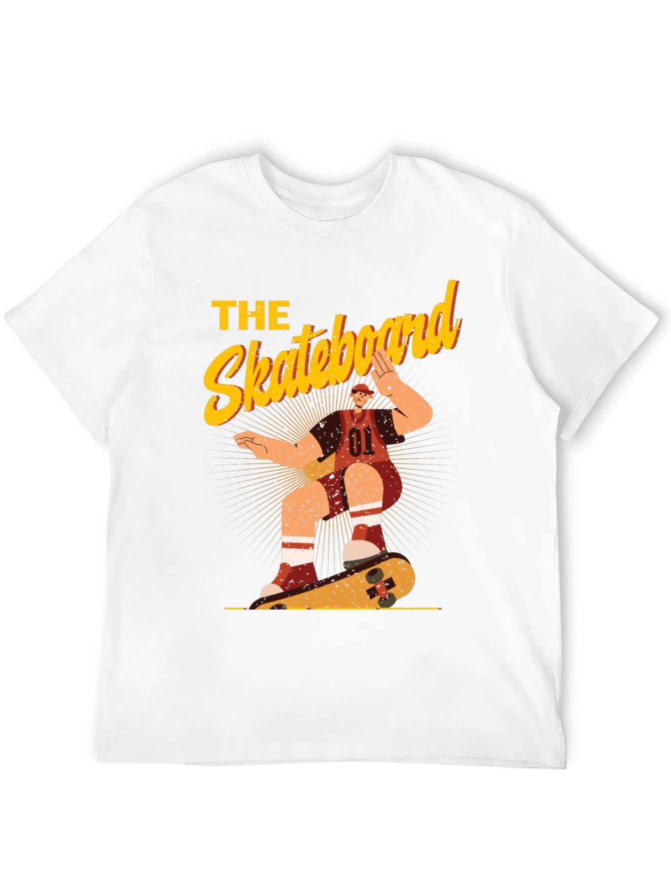 Skateboard T-Shirt | Fun Retro Style Tee