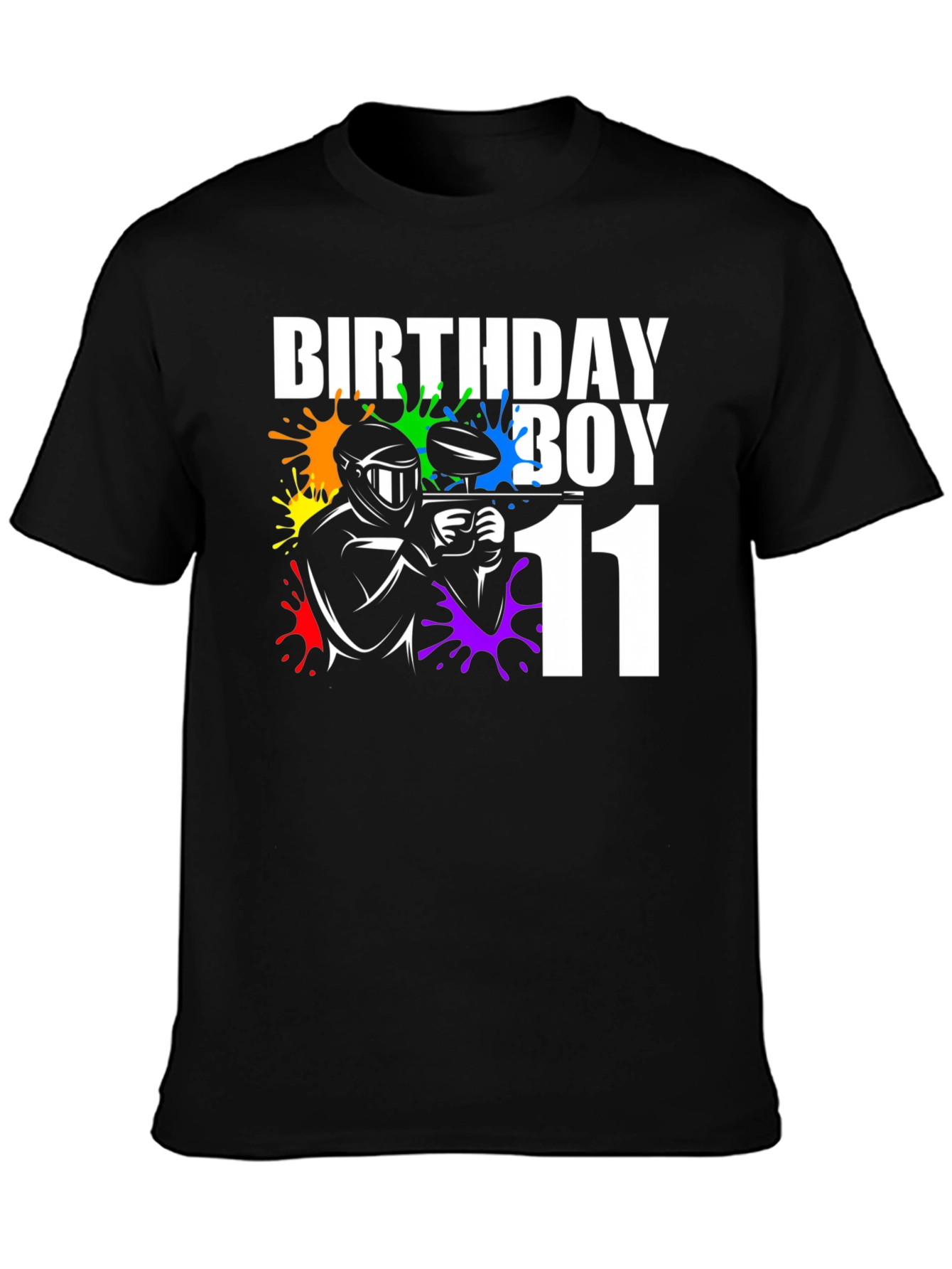 Birthday Boy Paintball 11th Birthday T-Shirt