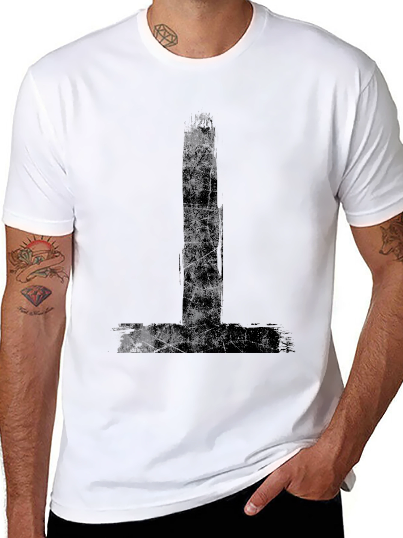 Grunge T Black T-Shirt - Unisex Casual Tee