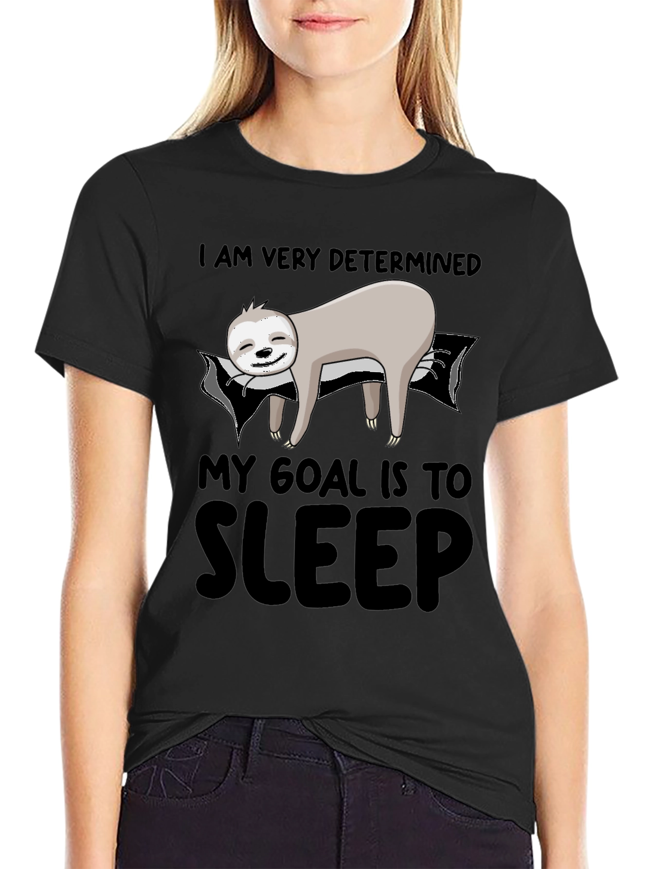 Determined Sloth Sleep T-Shirt