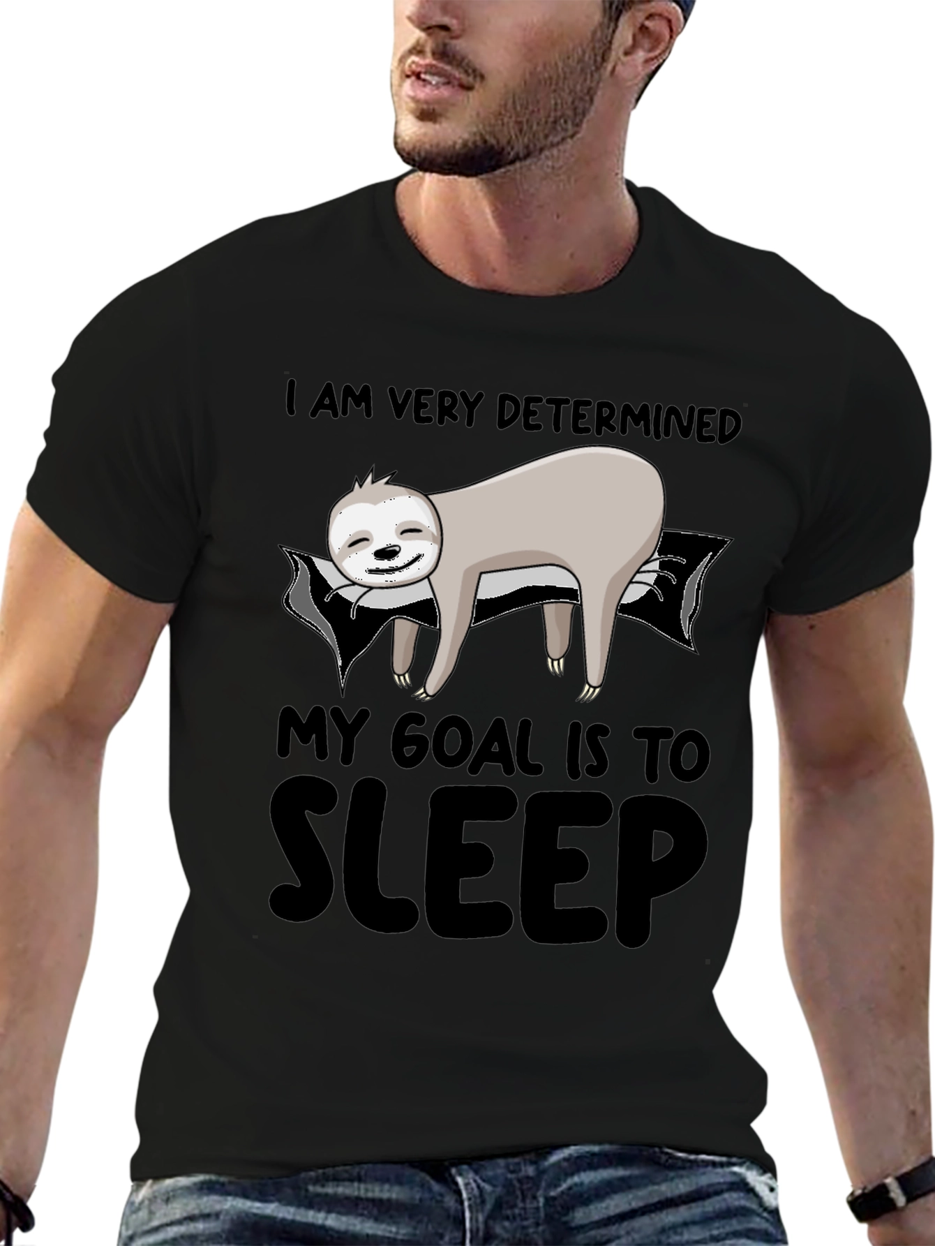 Determined Sloth Sleep T-Shirt