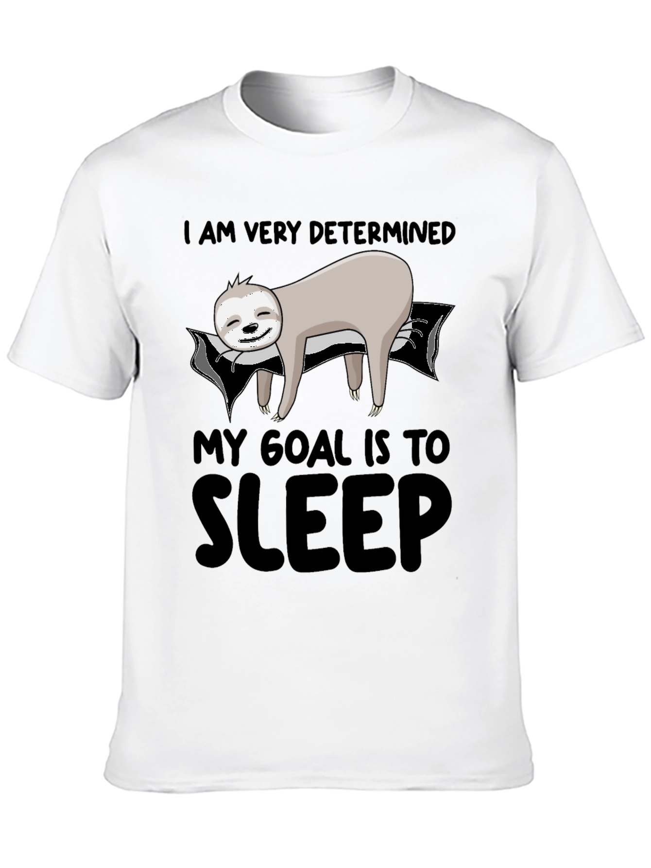 Determined Sloth Sleep T-Shirt