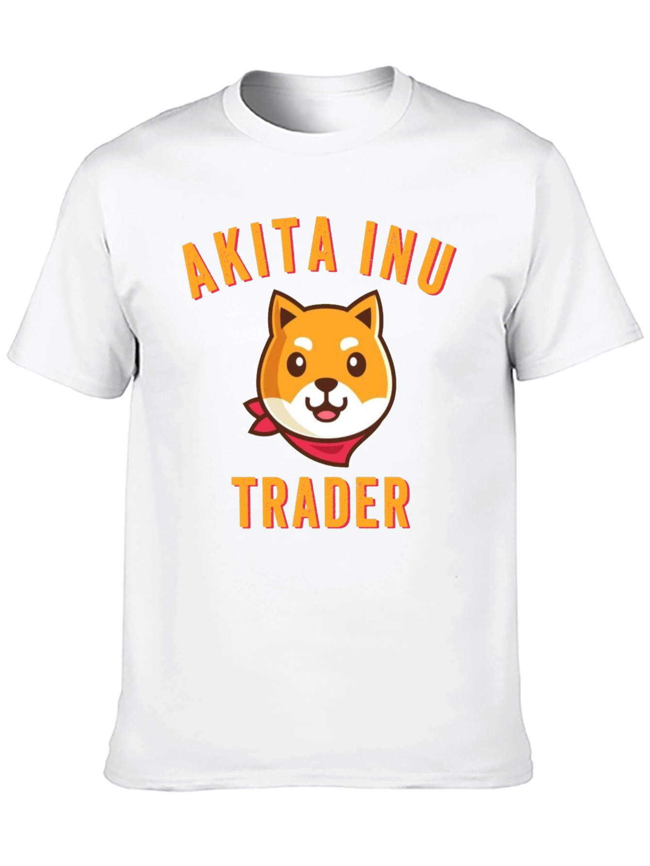 Akita Inu Trader Black T-Shirt