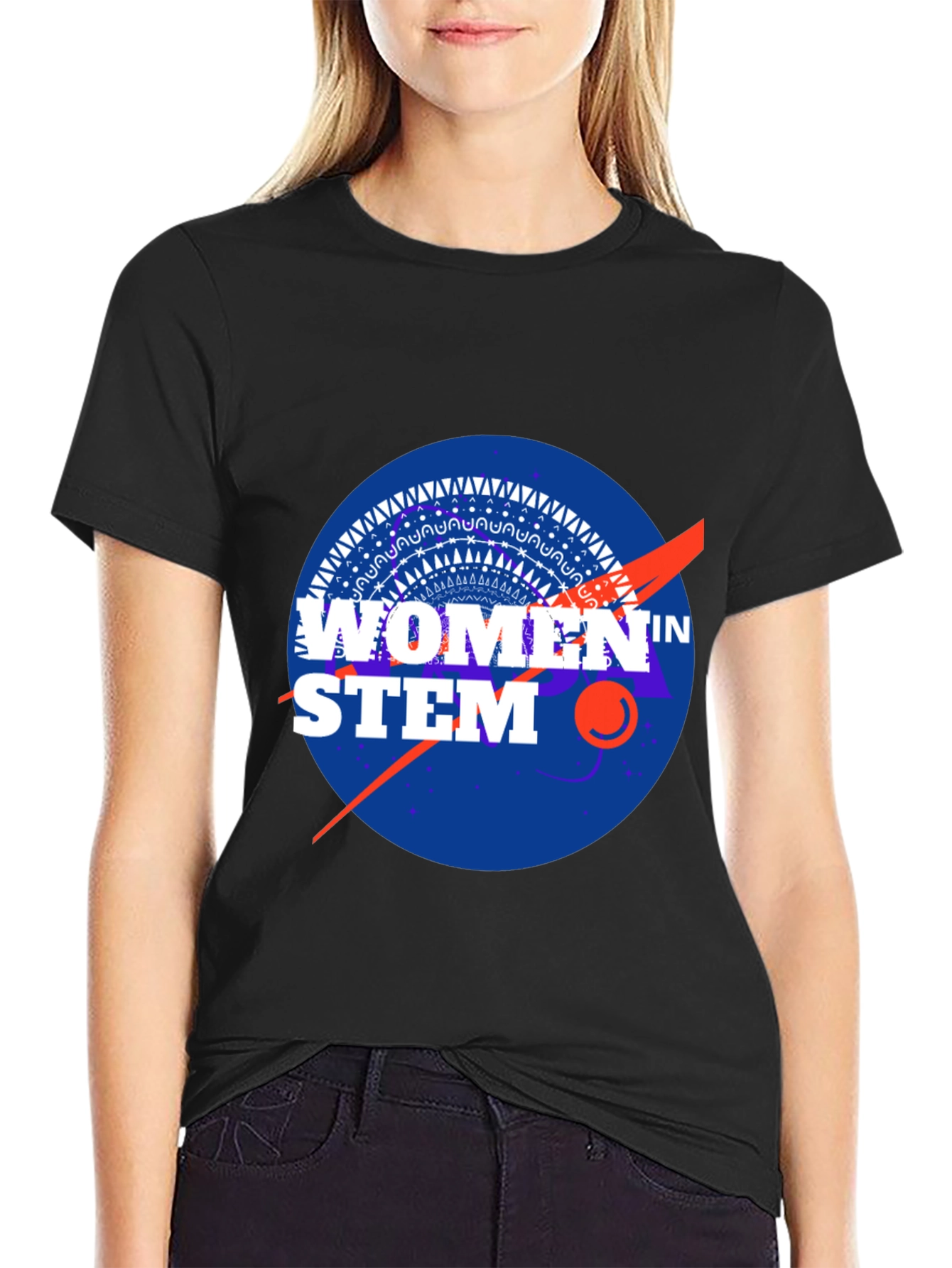 Women in STEM NASA Style T-Shirt