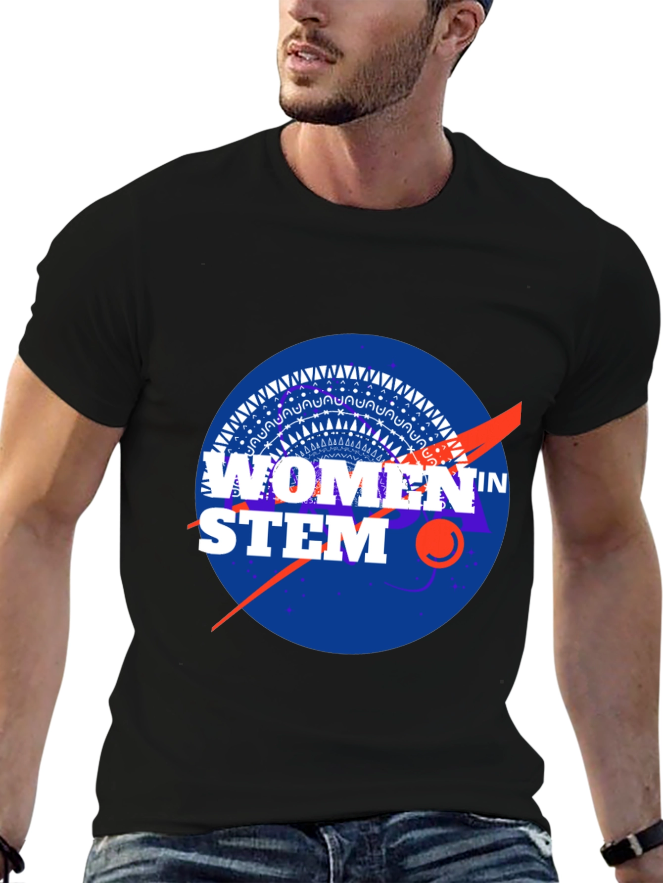 Women in STEM NASA Style T-Shirt