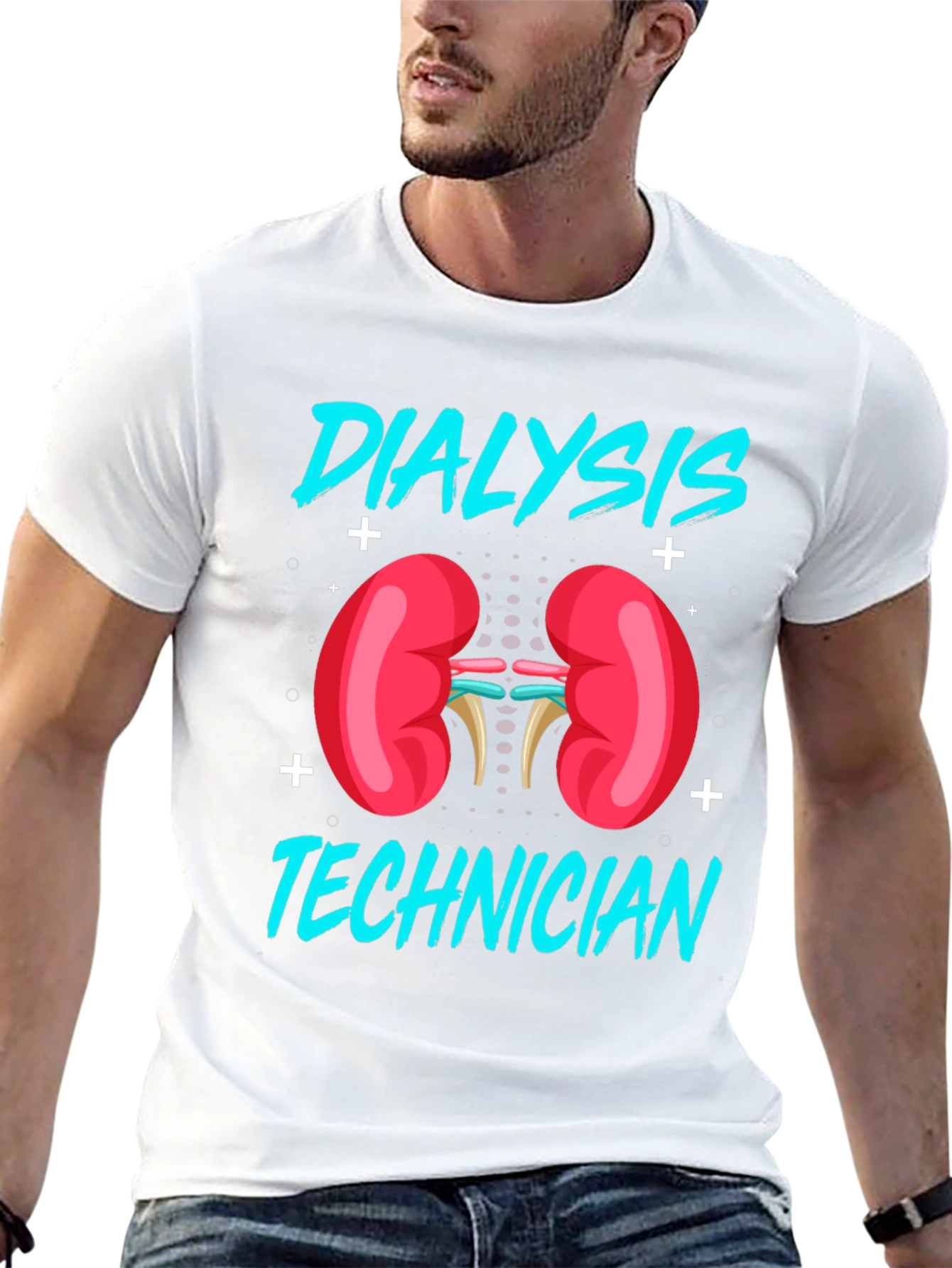 Dialysis Technician T-Shirt - Kidney Graphic Tee