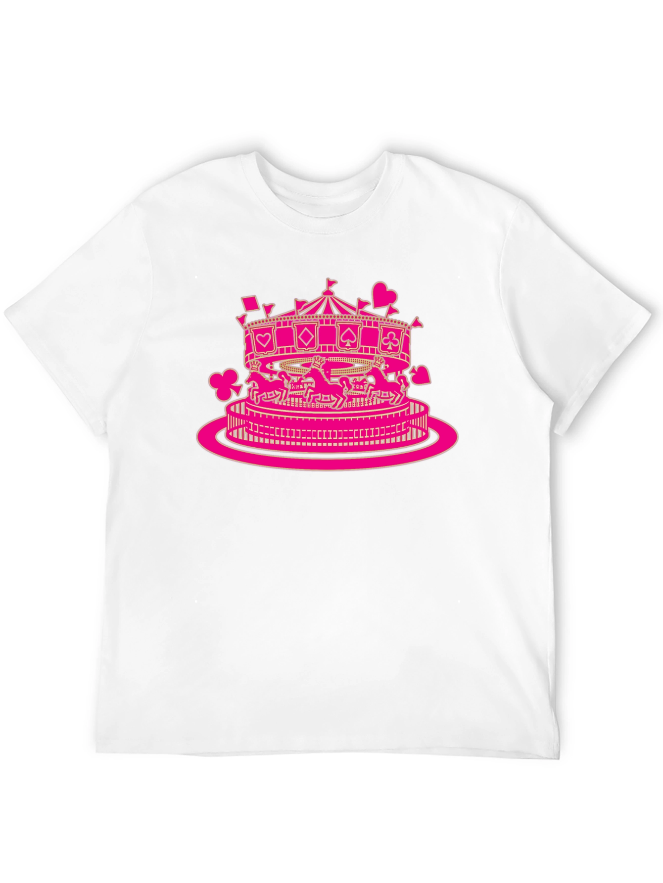 Carousel Graphic Tee - Quirky Print