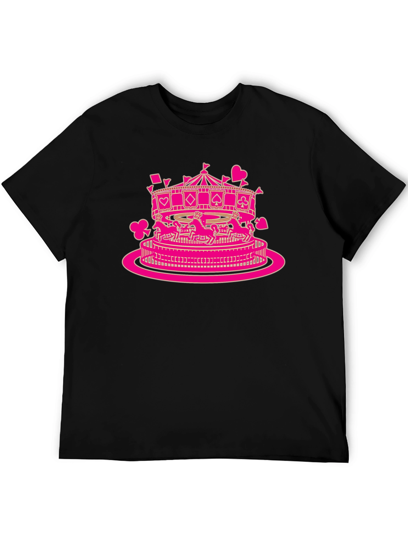 Carousel Graphic Tee - Quirky Print
