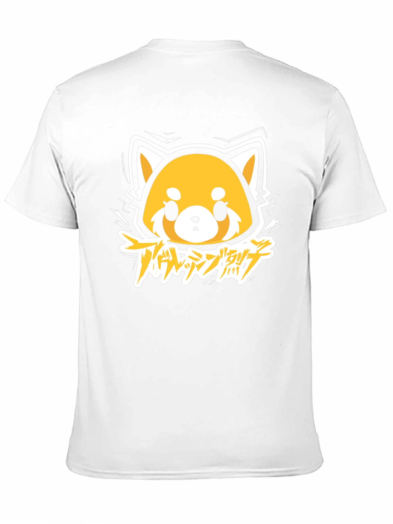 Aggretsuko Anime Graphic Tee - Black Cotton T-Shirt