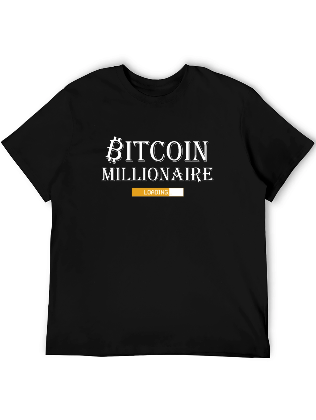 Bitcoin Millionaire Loading Graphic Tee
