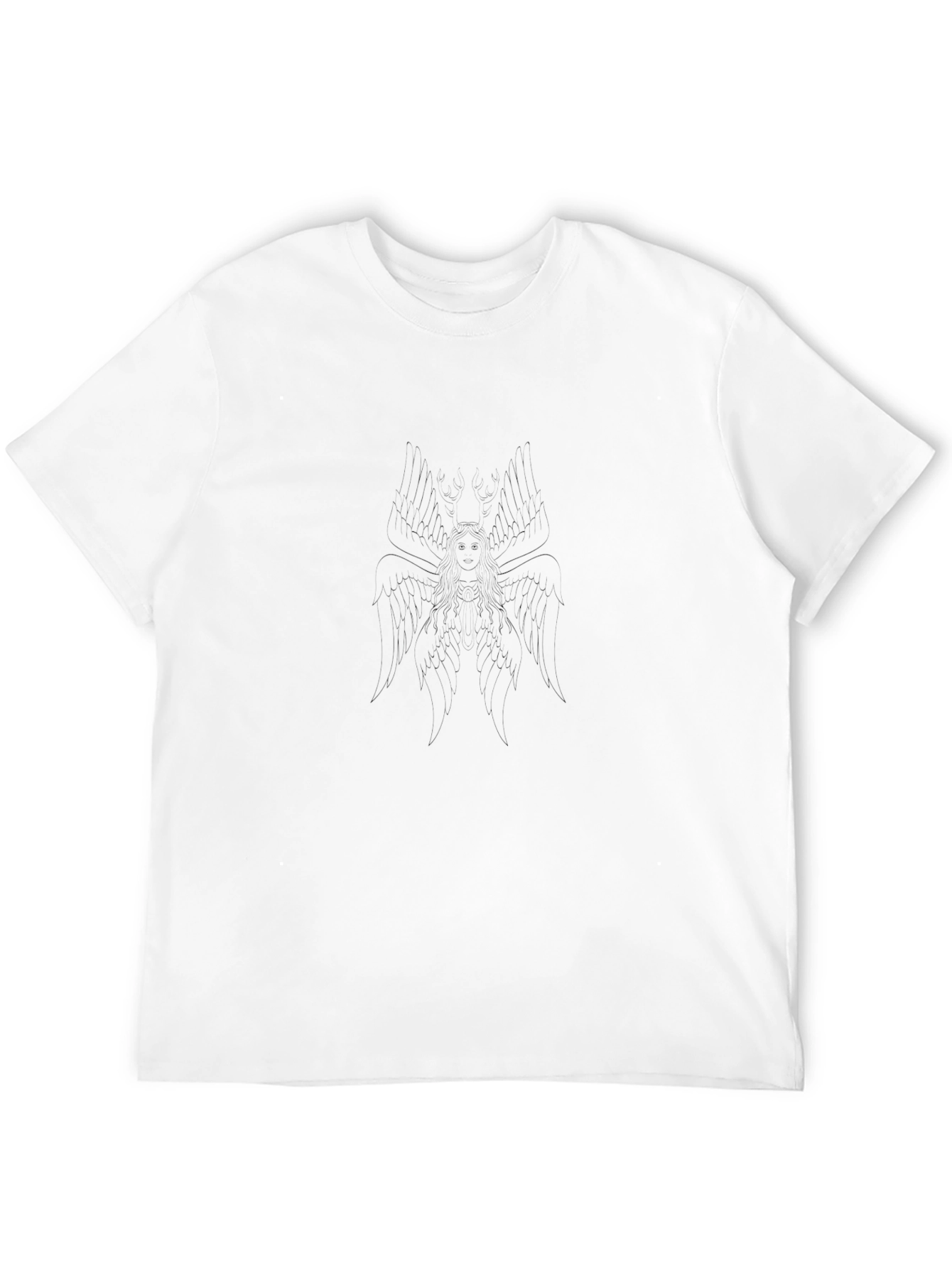 Mens Solid Black Short Sleeve T-Shirt