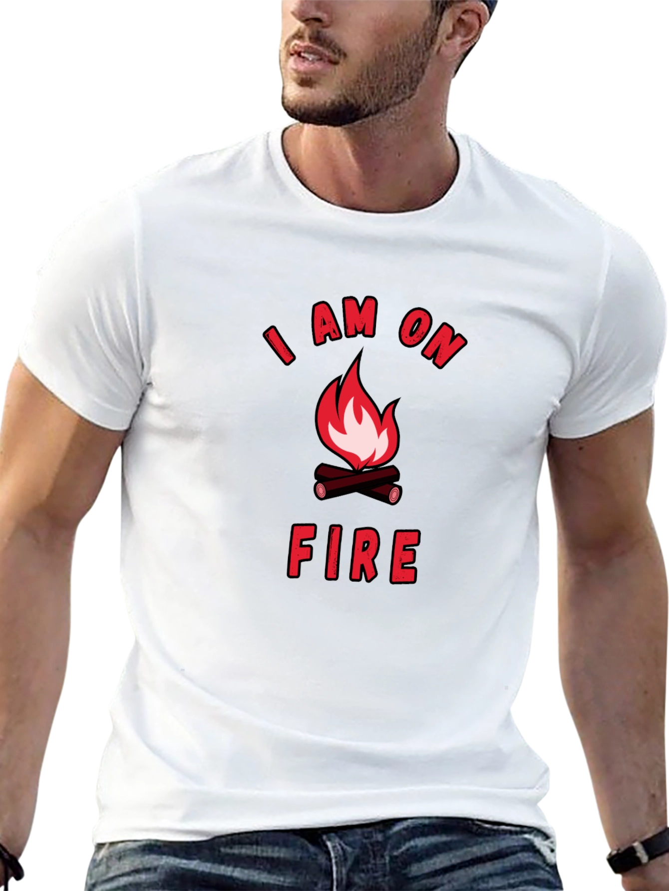 I am on Fire Graphic Tee