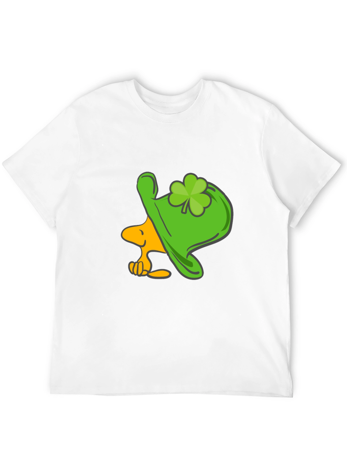 Lucky Snoopy St. Patricks Day Black T-Shirt